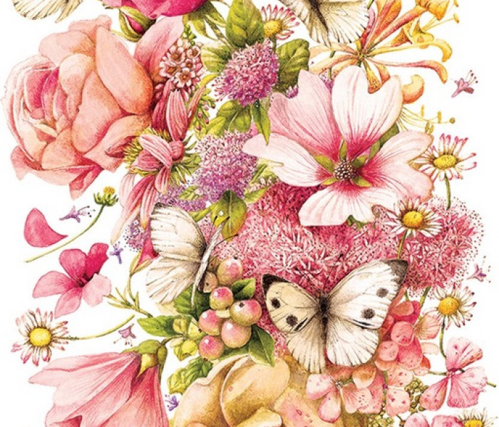 Puzzle - Cobble Hill - Rózsaszín csokor